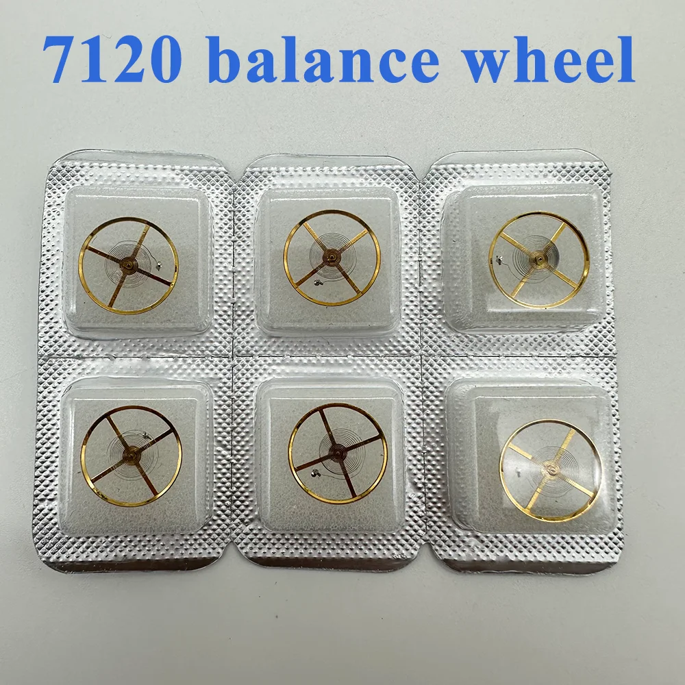 

Watch Accessories Balance Wheel Including Hairspring Suitable for 7120 Movement Watch Repair Parts Balance Wheel