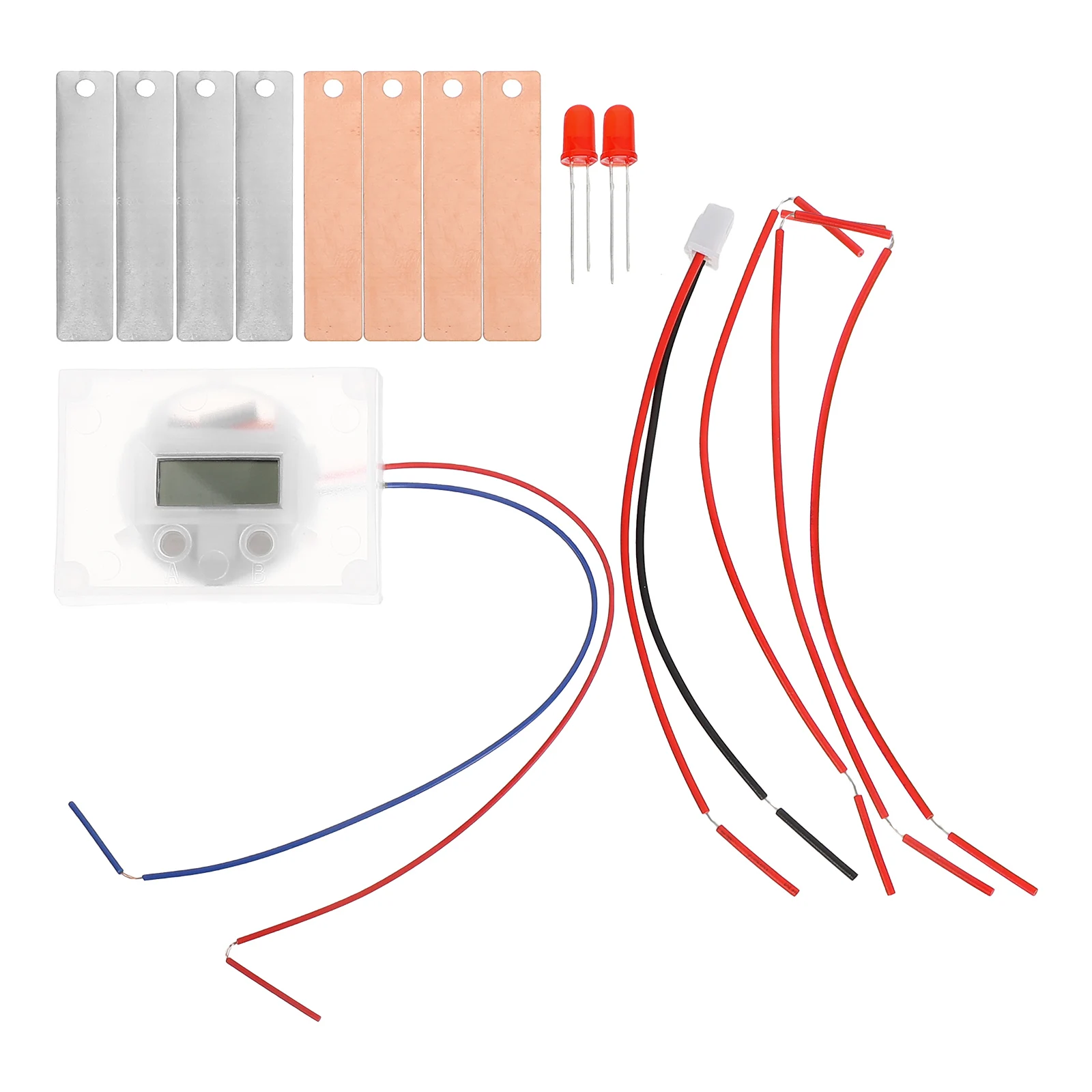 

2 Sets Fruit Experiment Kit Science Education Copper Sheet Experiments Kits Metal Lab for Kids Electric Circuit