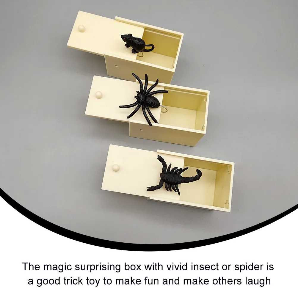 

6pcs Halloween Prank Fake Spider Scorpion Mouse Insect Props For Party Trick Decoration Simulated Spider Artificial Scorpion
