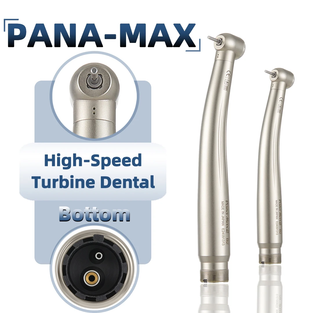 Pa-na-Max2 Turbine Handpieces Dental High Speed Handpiece Dentist Tool Dentistry Push Button Hand Piece Dental Tools