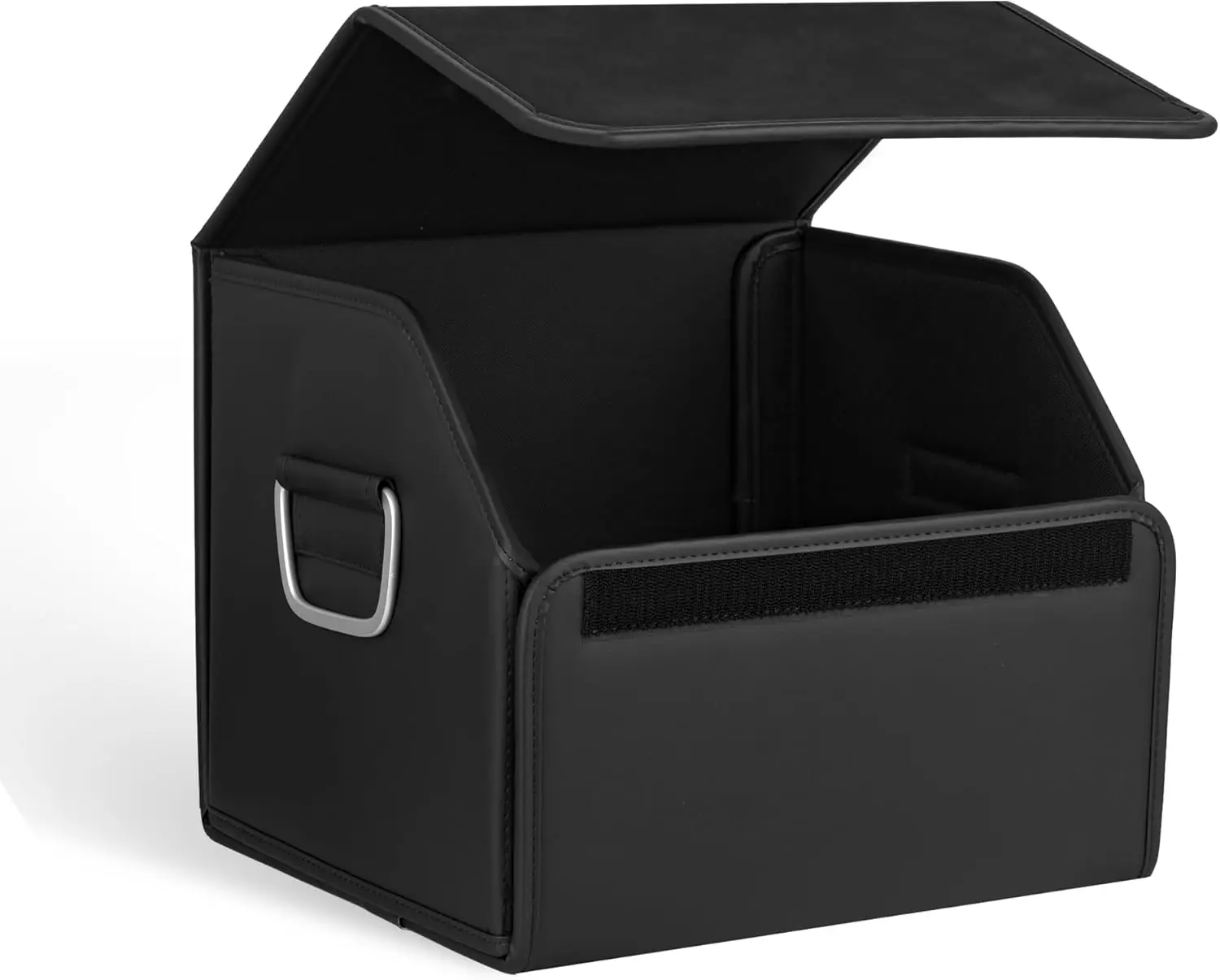 

Органайзер для багажника автомобиля из замши, складной, большой вместимости, с крышкой, для внедорожников/джипов/седанов/дома/кемпинга (черный, малый размер)