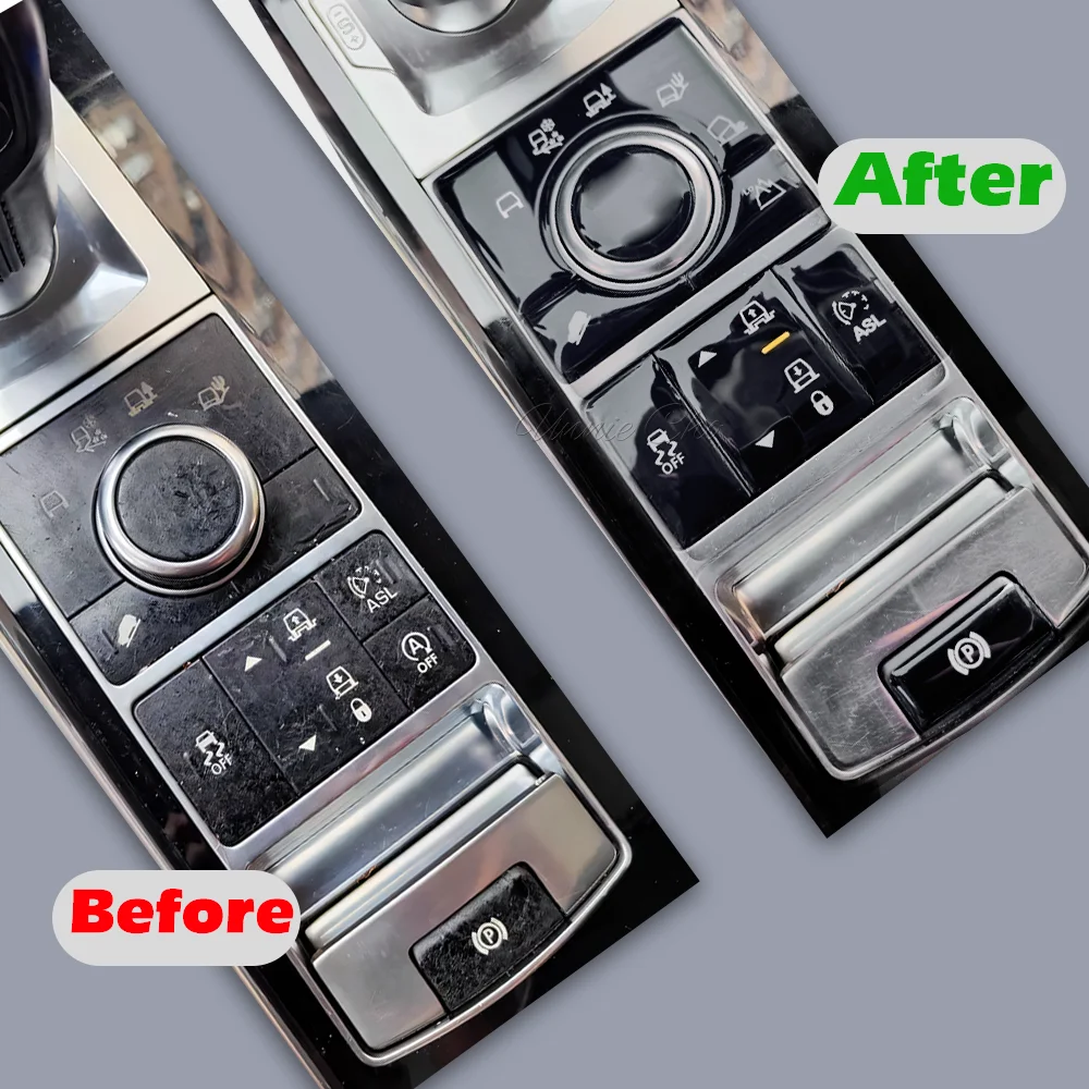Autocollants Réparation Boutons Noirs Compatible Range Rover Sport L494 Vogue L405 Discovery 5