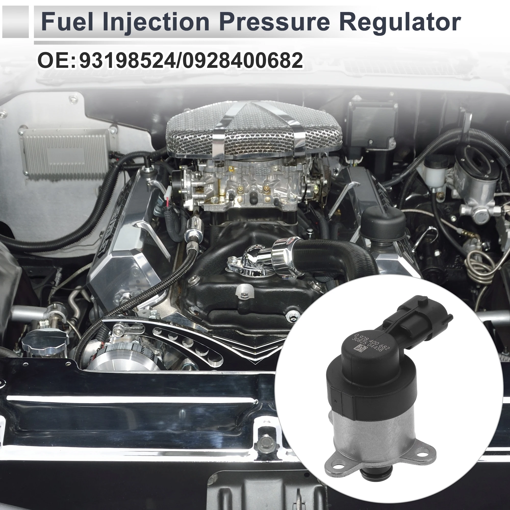 

UXCELL Fuel Pressure Regulator for Opel Vivaro 2006-2014 No.93198524 Metal 20-70 Psi