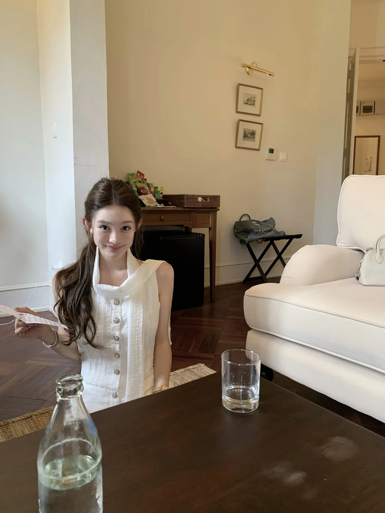 

Женский жилет Wuuus из шелковистой вискозы с эффектом текстуры, однотонный летний топ для ношения поверх одежды