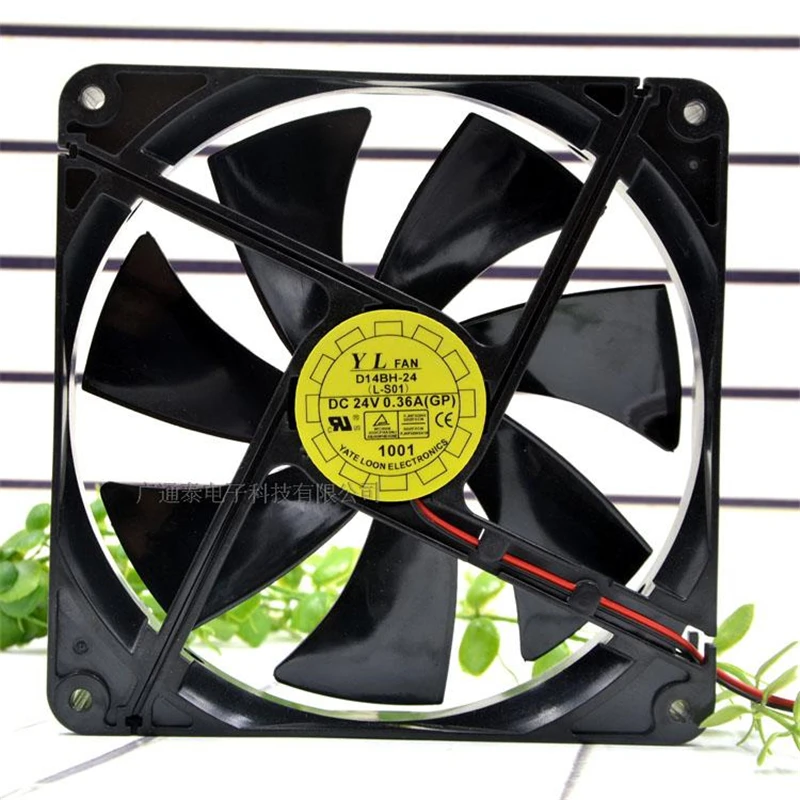 

New original 14cm 24v 0.36A 14025 D14BH-24 140*25MM chassis power supply ultra-quiet fan