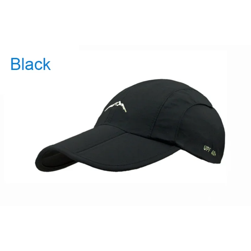 Imagem -02 - Unisex Impermeável Baseball Cap Secagem Rápida Respirável Dobrável Ciclismo Proteção Solar Esporte ao ar Livre Primavera Verão