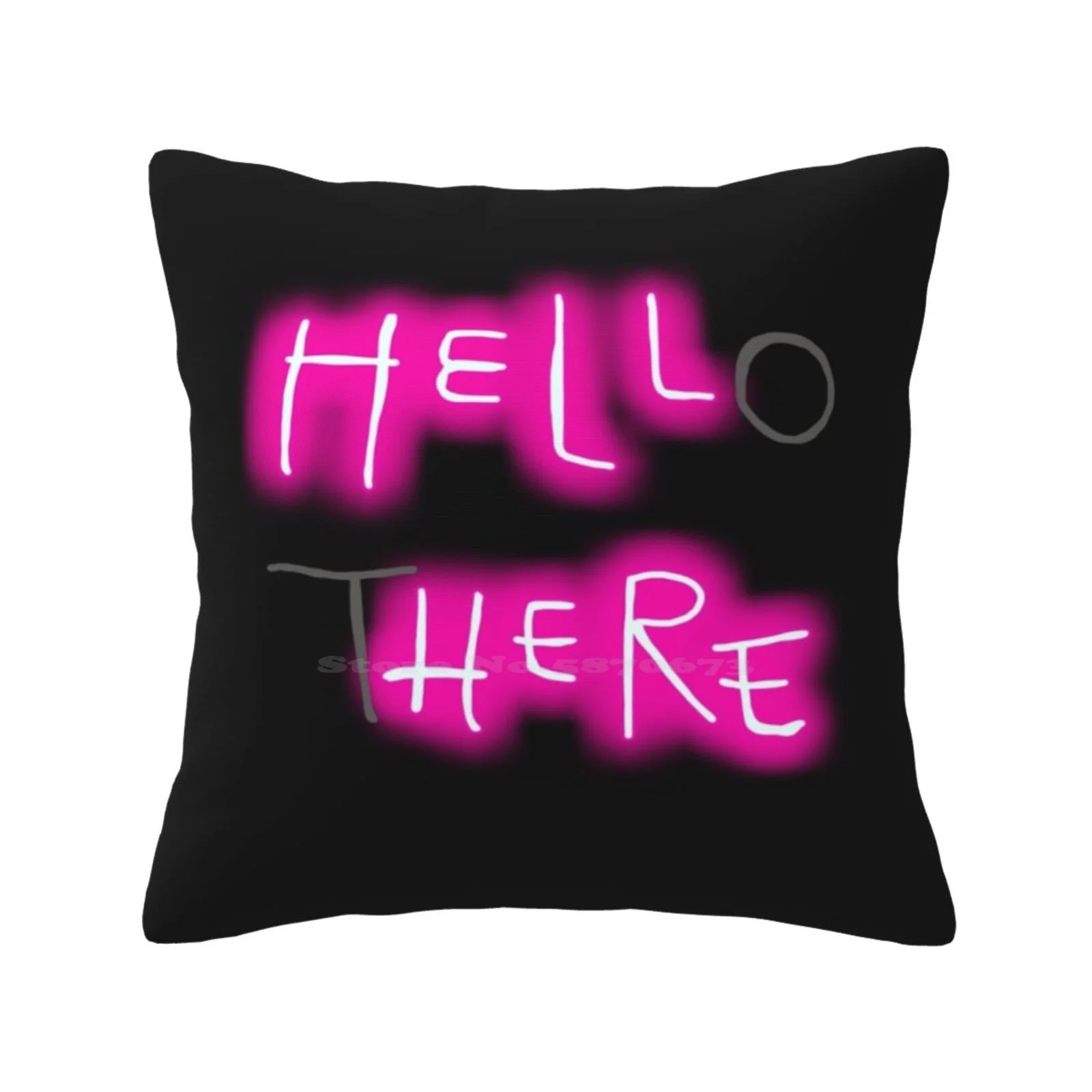 Hello There Pillows Case Bedroom Home Decoration Hello Hell Here Returns Tim Burton Gothic