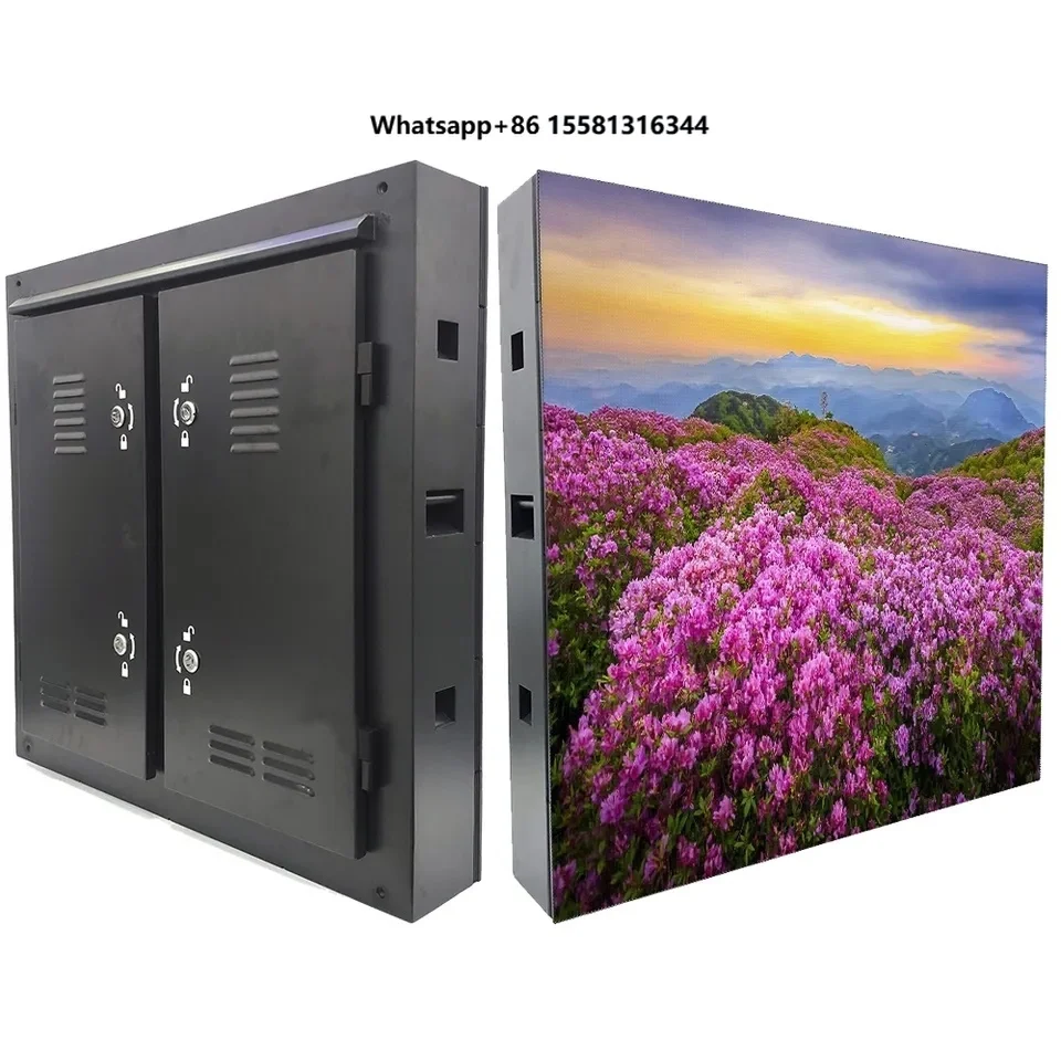 High Quality P4 Outdoor LED Display Screen 5000cd Brightness Intelligent Split Screen for Commercial Advertising Video Billboard