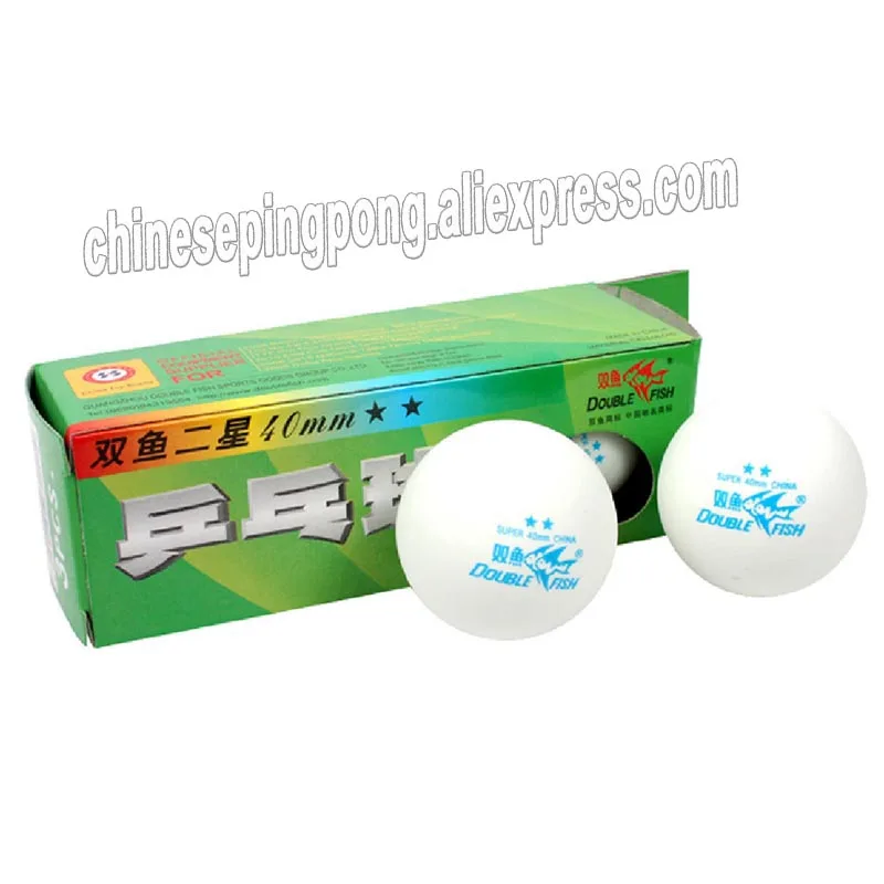 6Ball Double Fish 2-star  2star 2 star 40mm Table Tennis Ball Ping Pong Balls