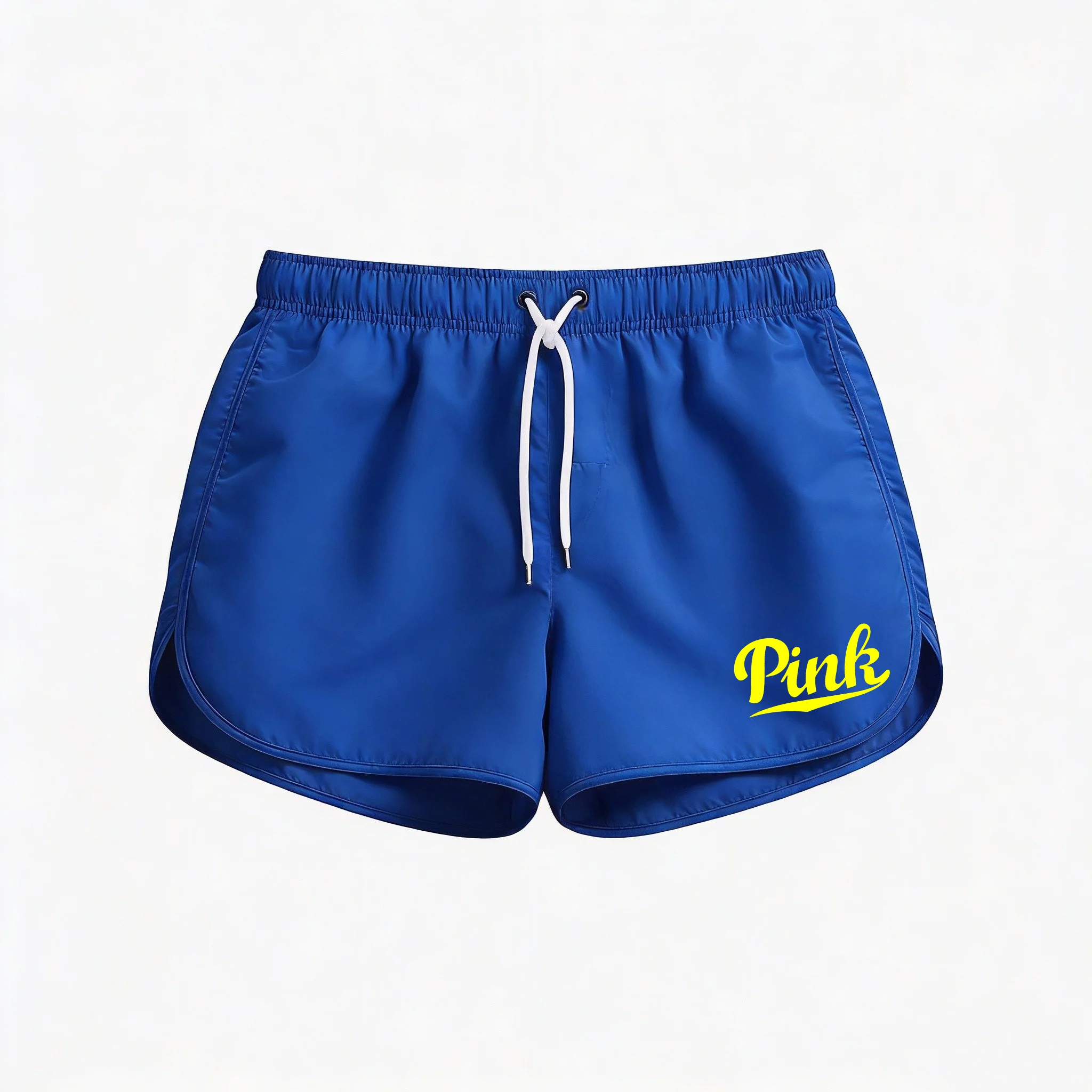 

Fashionable sporty men's shorts with FEN geometric pattern, women's beach casual shorts with FEN pattern