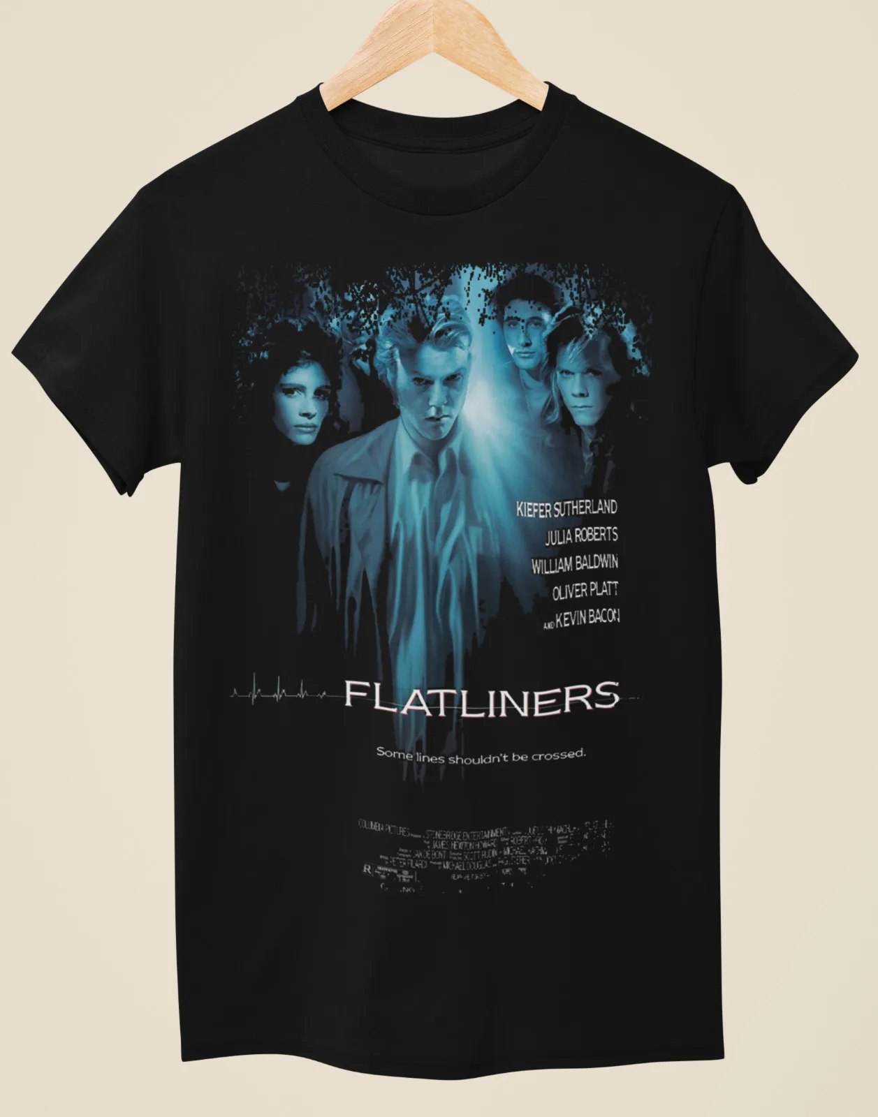 Flatliners – Filmplakat inspiriertes schwarzes Unisex-T-Shirt