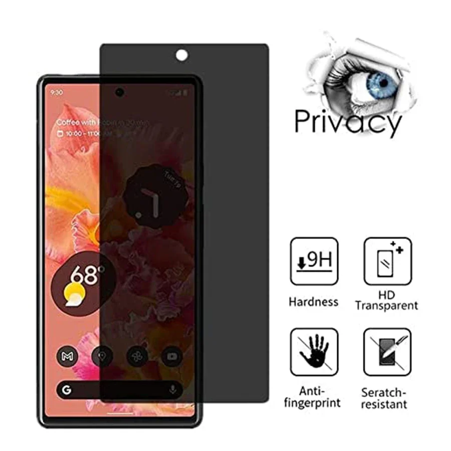 For Google Pixel 6 7 Anti Spy Glass For Google Pixel 7a Screen Protector Film Privacy Tempered Glass For Google Pixel 7 8 6 Pro