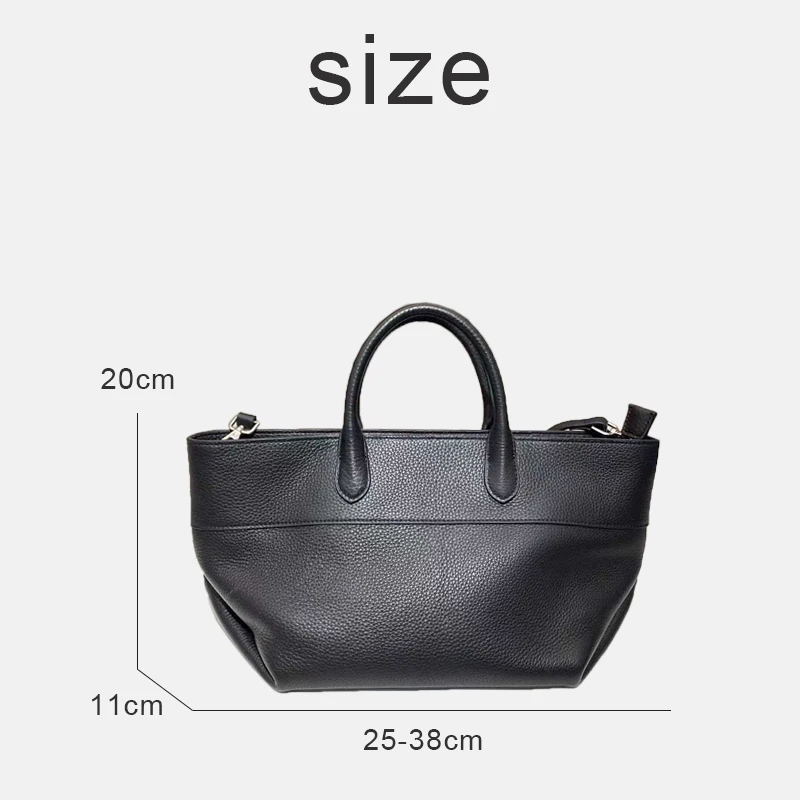 Custom Initials Leather The Tote Bags For Women Luxury Designer Handbags Purses 2026 New In Natural Cowhide Top Handle Shoulder