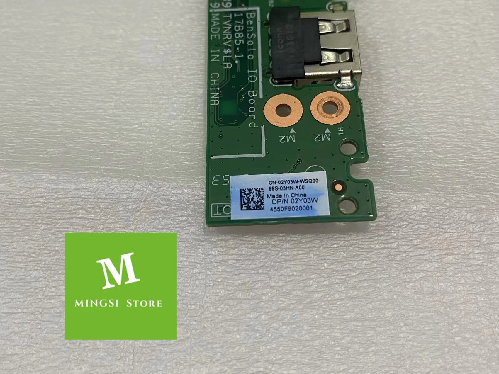 Imagem -03 - para Dell Inspiron 14 5481 5482 5491 2-em1 Botão de Alimentação Usb Placa de Leitor de Cartão sd com Cabo 2y03w 02y03w 015yhc