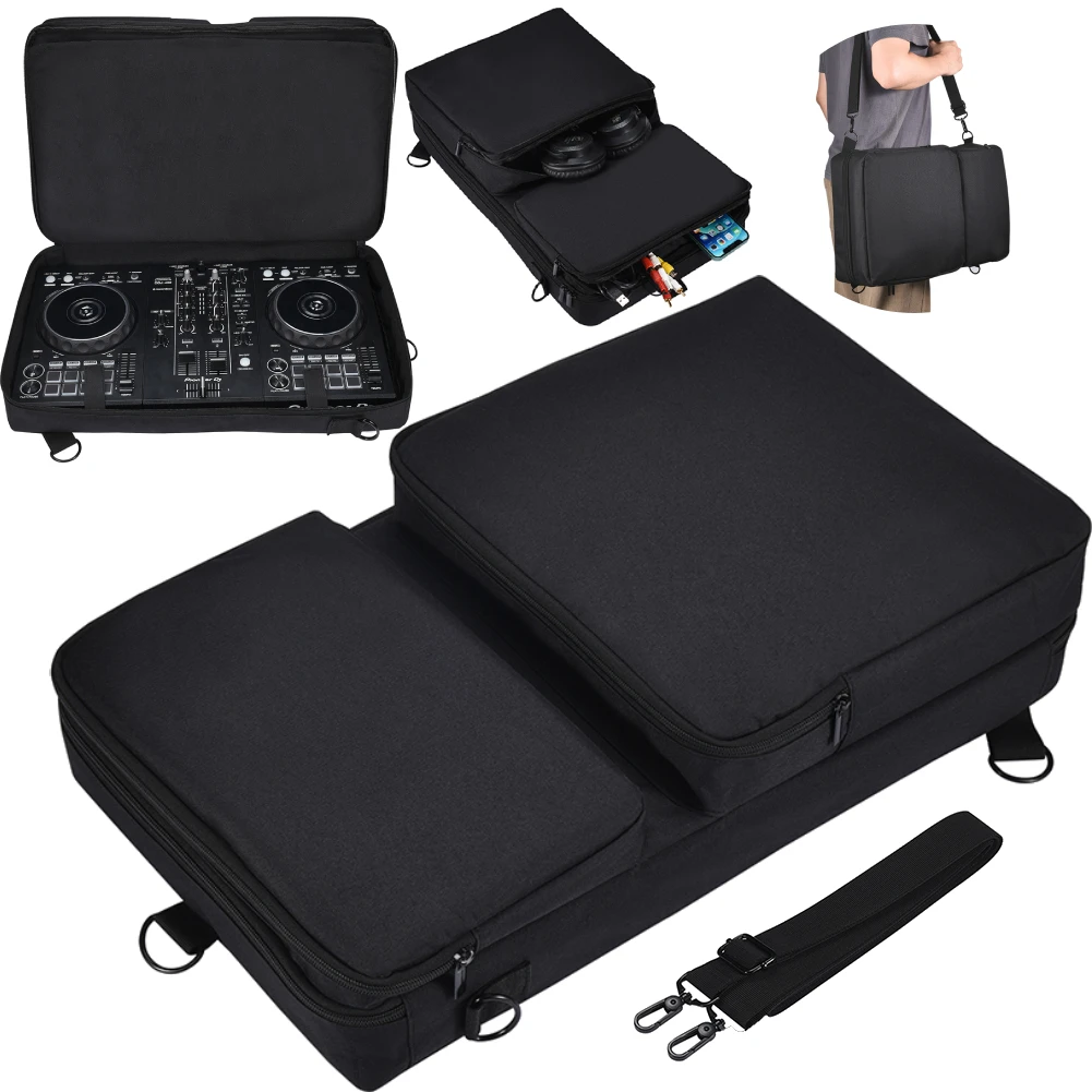 DJ Disc Player Carrying Case for Pioneer DDJ-400 DDJ-FLX4//Roland DJ-202/Hercules Inpulse 300 Audio DJ Console Mixer Protector