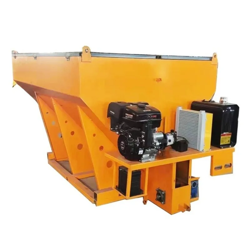 Vehicle-mounted snow melting spreader, highway snow melting and deicing salt spreading machine