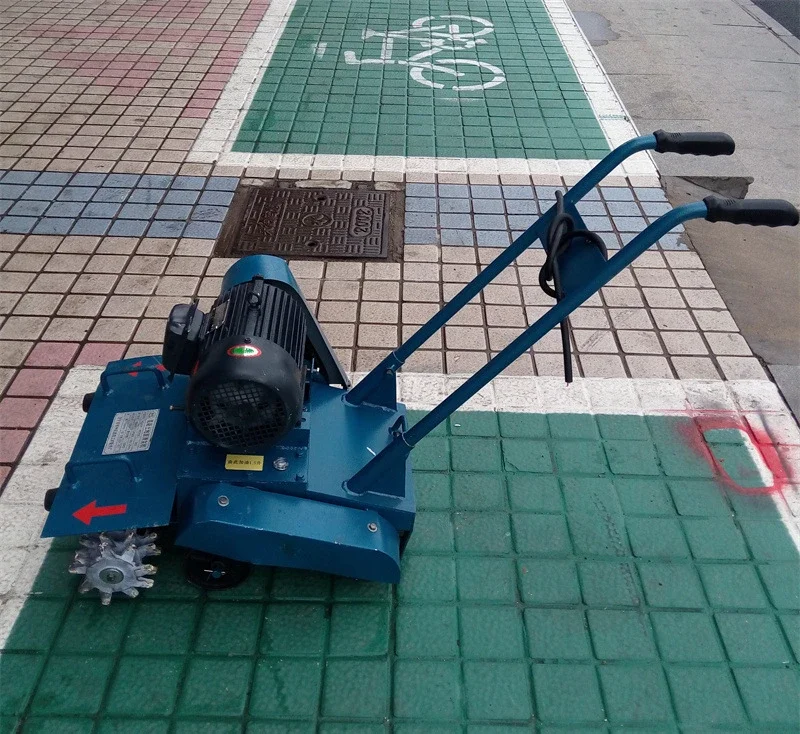 Concrete Floor Ash Cleaning Machine Cement Pavement    Planer Slag  