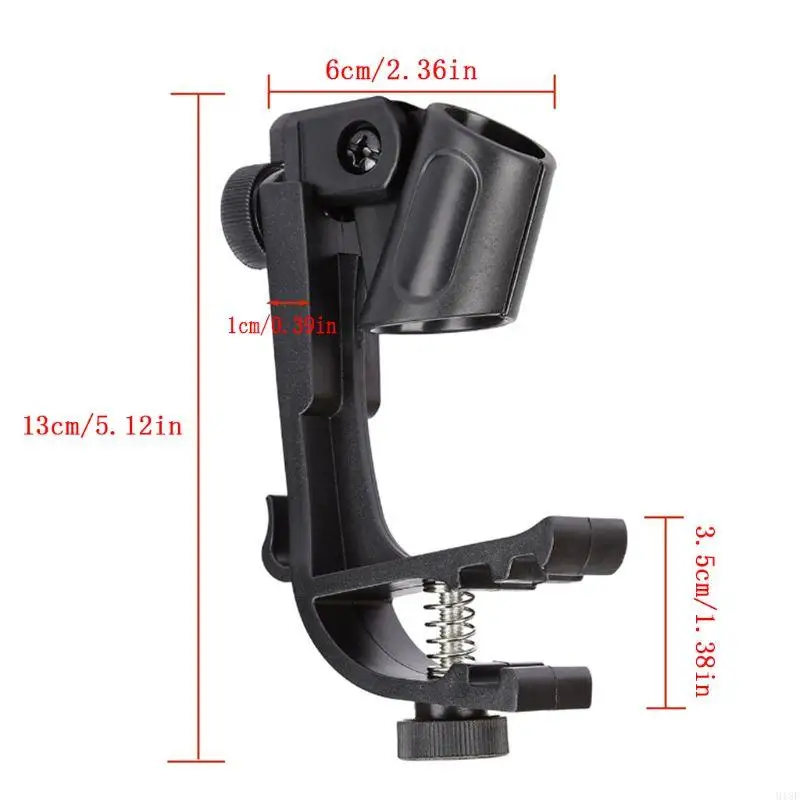918F Universal Microphone Stand Clip Metal Clip Adlemable Mic mic for Computer Chating Wishing Live Broadcast Progling