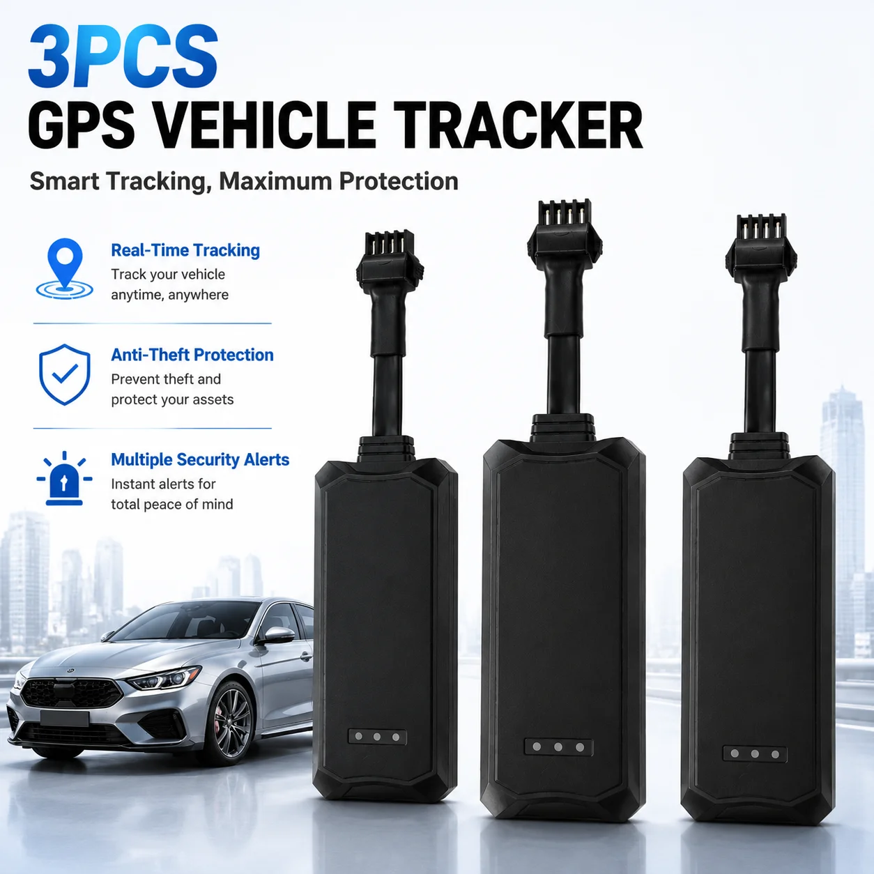 Home Security Electric Fence - Lot de 3 traceurs GPS pour