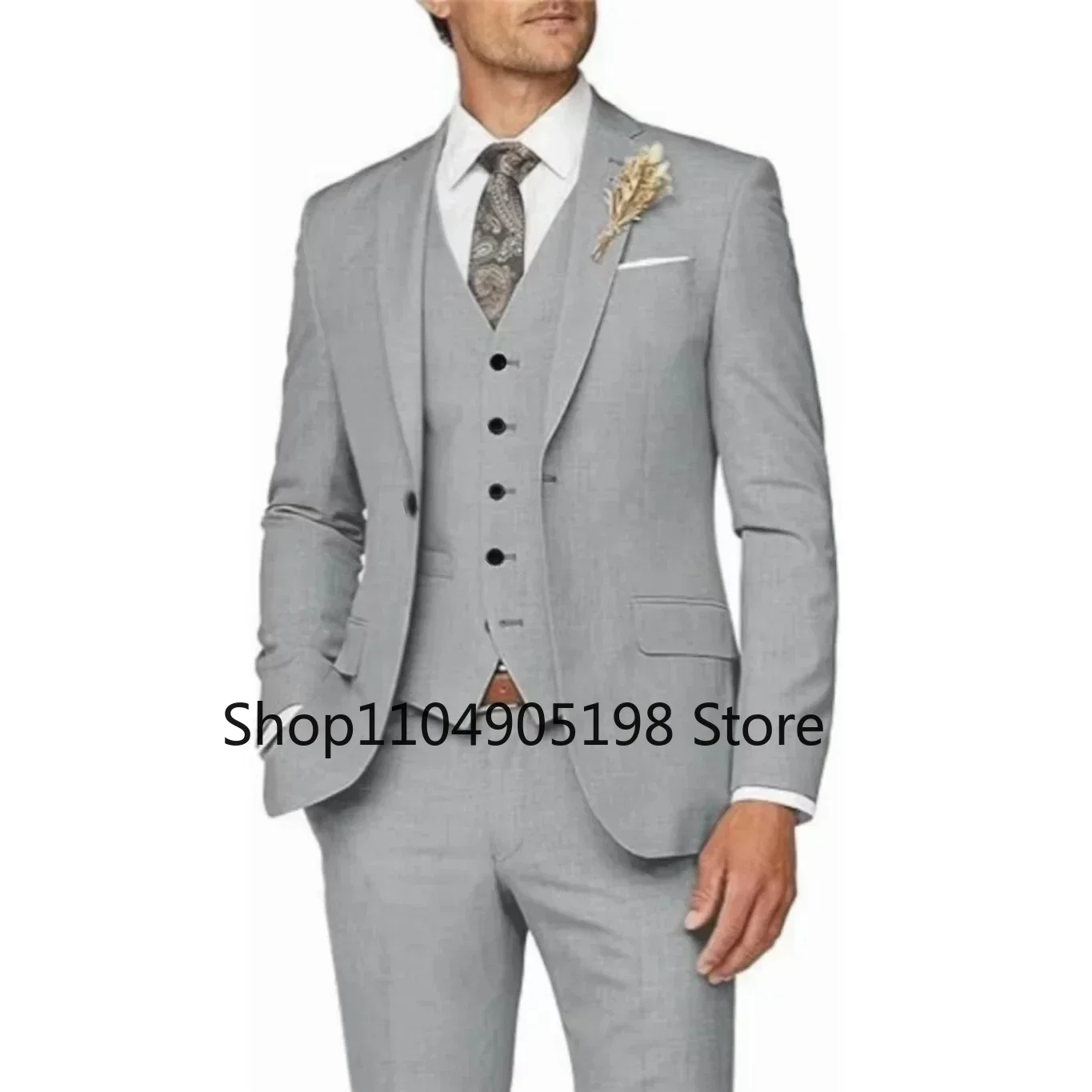 

Классический мужской костюм для мужчин, карнавальный мужской костюм, однобортный мужской костюм с зубчатыми лацканами, полный мужской костюм, цирковой костюм, летний пляж