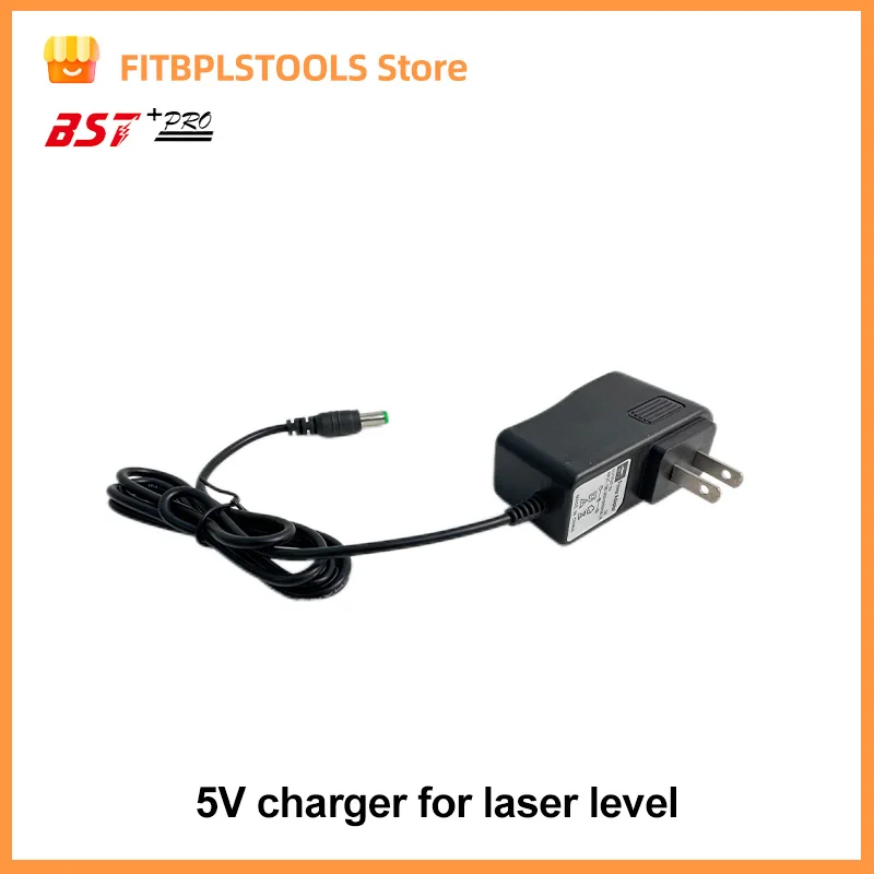 (DC) 5V  Universal Charger For 3D/4D Laser Level Lithium Battery EU Plug AC Power Adapter Laser Level Accessory