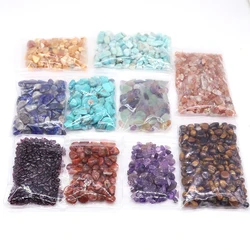 Natural Stones Gravel Crystals Chip Quartz Ore Minerals Reiki Healing Tumbled Agates Specimen Home Aquarium Fish Tank Decoration