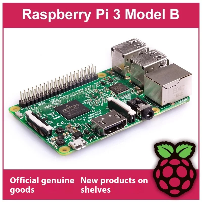 Original Raspberry Pi 3 Model B+ 3B plus RPI 3B+ with 1G SDRAM BCM2837B0 Cortex-A53 64-bit SoC 1.4GHz Support WiFi and Bluetooth