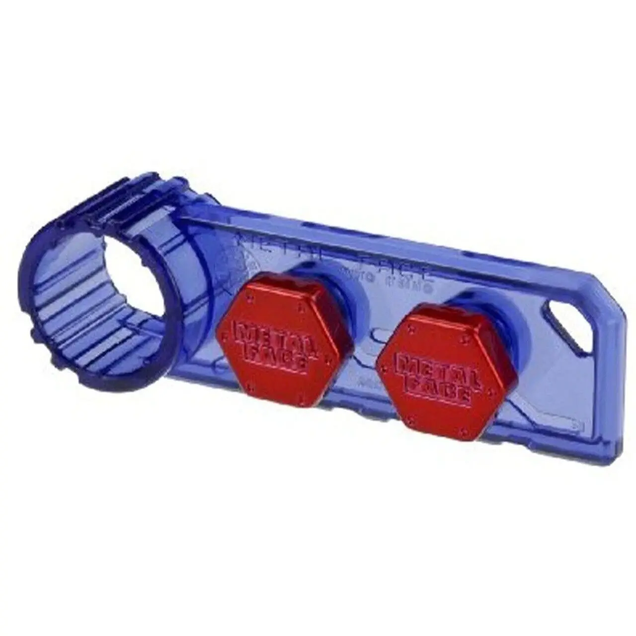 GENUINE BEYS BB66 MFB Battle Metal Fight Face Bolt Custom Ver. (Blue / Red) with original packaging