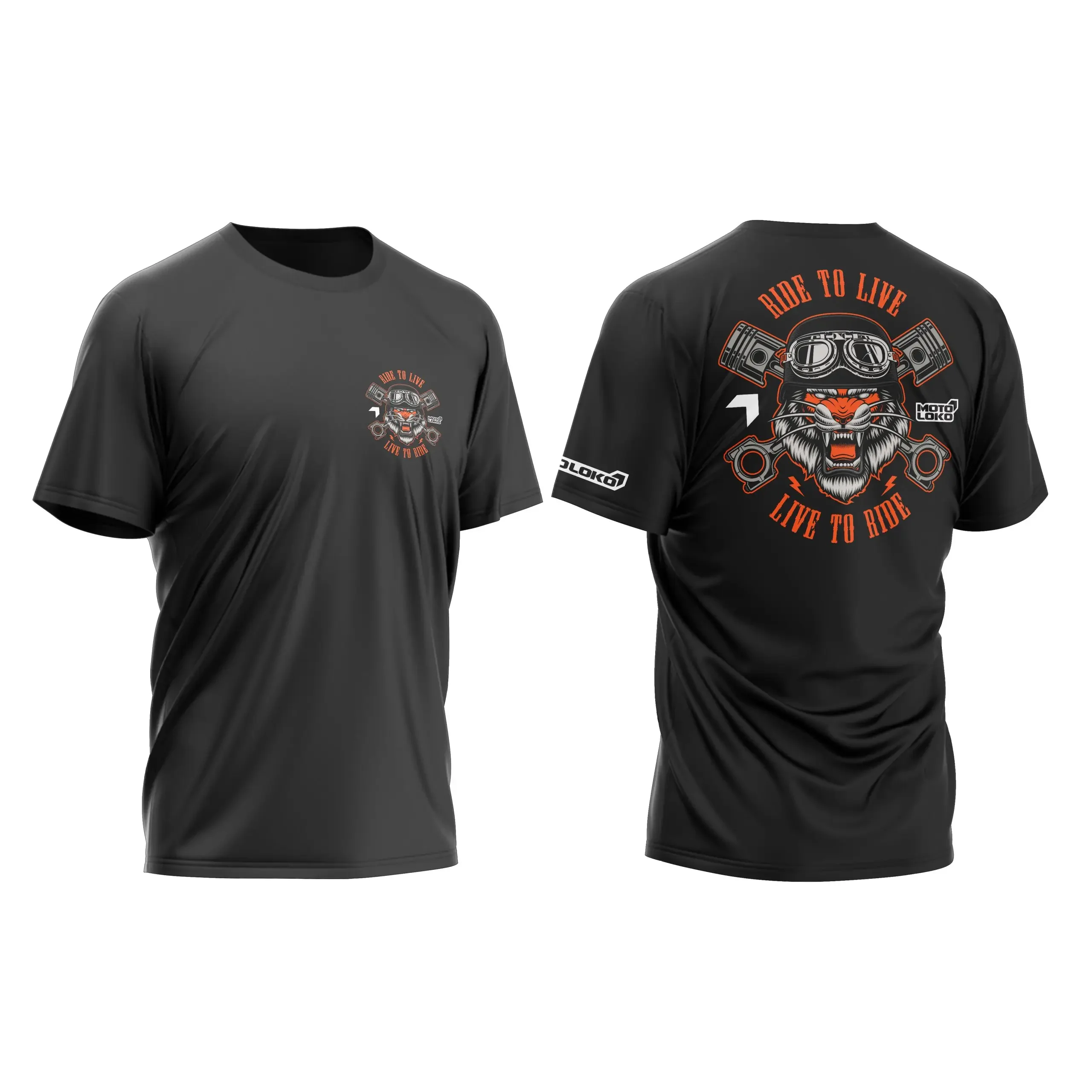 Ride To Live T-Shirt Graphic Cotton T-shirt Unisex Summer Short Sleeve Fashion Brand Tee Luxury Casual Vintage Tees - view 3