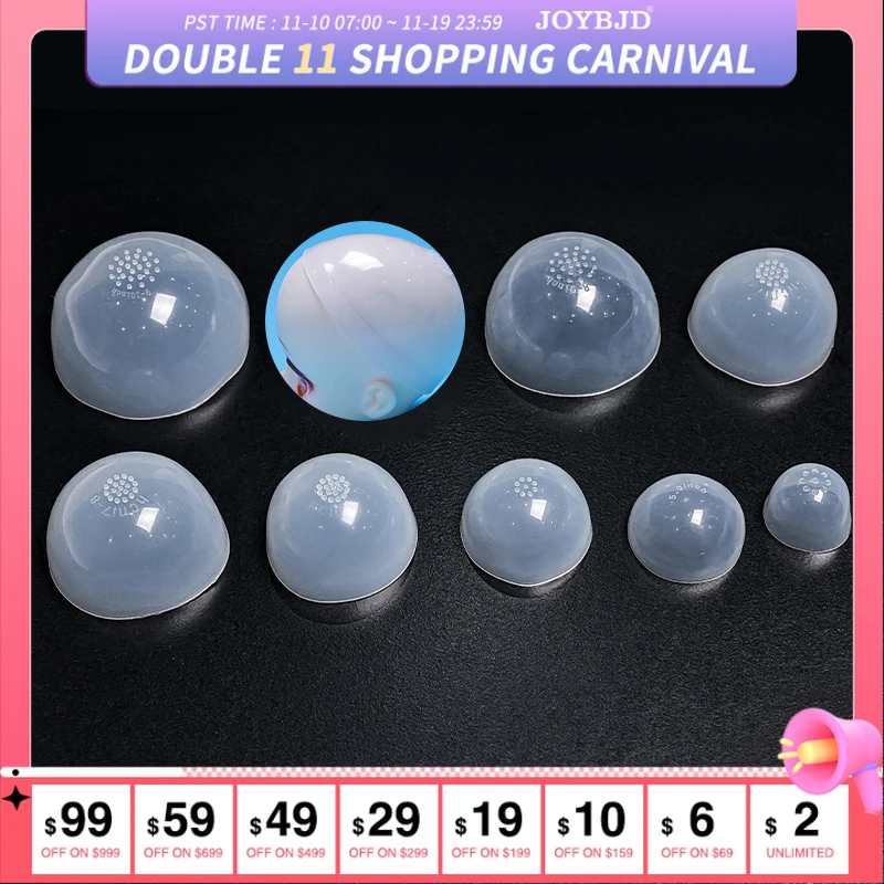 

BJD silicone head cover 1/3, 1/4, 1/6, 1/8, 1/12 fixed wig head cover for doll