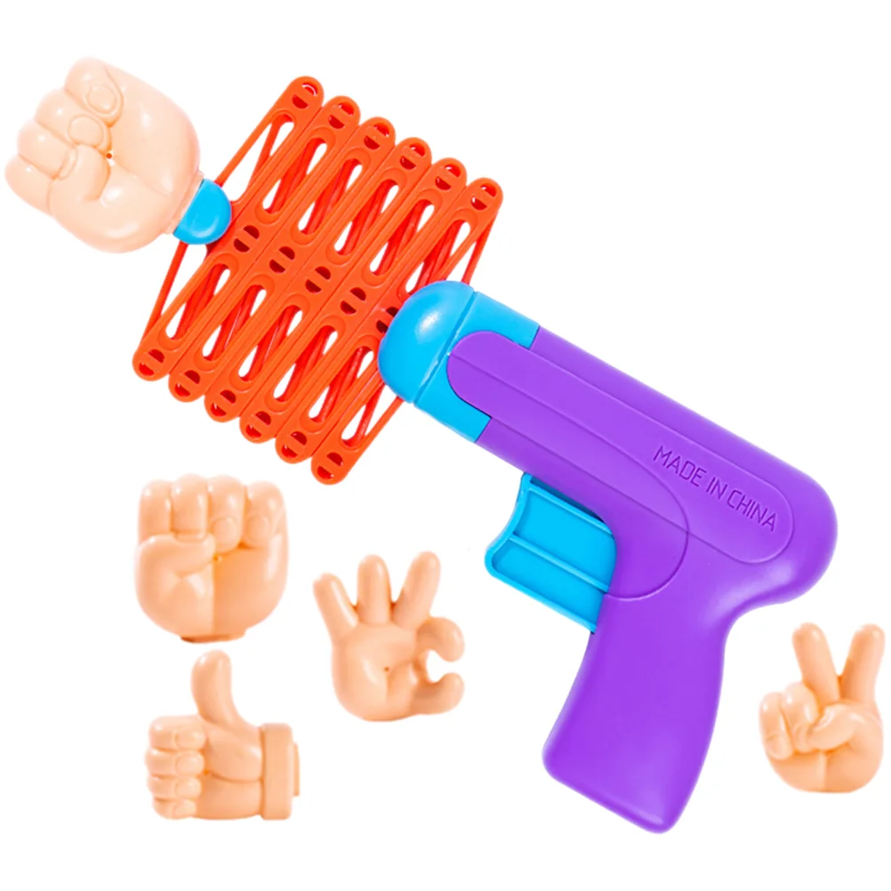 Retractable Fist Shooter Toy Miniature Toys Telescopic Fists Props Kids Prank Robotic Pick up outside
