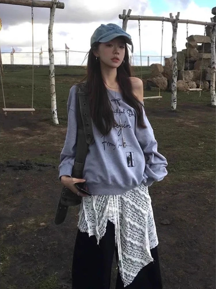 الأمريكية الرجعية الأبيض تنورة دانتيل المرأة غير النظامية ضمادة مطوي كل مباراة تنورة السيدات ربيع الخريف ملابس عصرية كورية جديدة #5