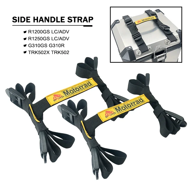 Correa de tira manija caja lateral Universal para BMW R1200GS LC R1250GS ADV F850GS Benelli TRK502X caja superiorde