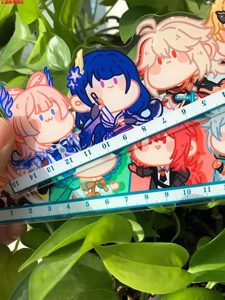 Anime Genshin Impact Tartaglia Venti Xiao NEURILLETTE Alhaitham Game Cosplay Stationery Ruler Cute Ambitus Advance Sale Gift