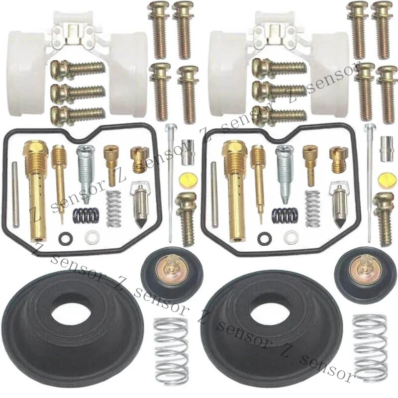 Z+ 2X FOR Kawasaki Ninja 250 EX250E 1986-1987 Carburetor Repair Kit Diaphragm Float