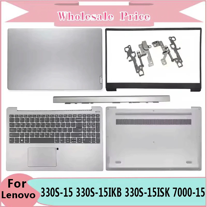 Imagem -01 - para Ideapad 330s15 330s-15ikb 330s-15isk 7000-15 Lcd Capa Traseira Moldura Frontal Palmrest Inferior Case Dobradiças Dobradiça Capa Novo para ideapad 330s15 330s 15ikb 330s 15isk 7000 15 lcd capa traseira moldura frontal palmrest inferior case dobradicas dobradica capa novo 01