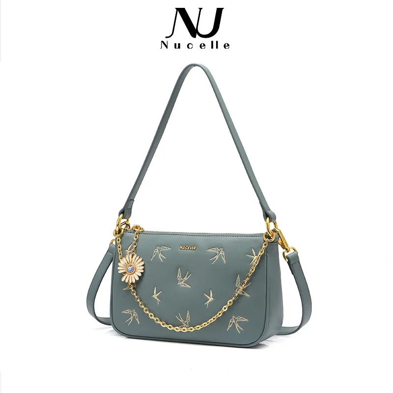 Original Nucelle NU New Zealand Bag Women's 2023 New Crossbody Bag Fashion Niche Design High Grade One Shoulder Underarm Bag