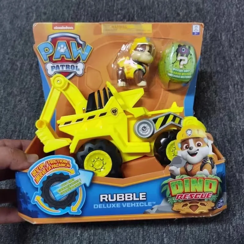 

New Genuine Paw Patrol The Dinosaur Rescue Team Vehicle Car Ryder Tracker Everest Chase Rex Skye Rocky Marshall Action Gift Toy