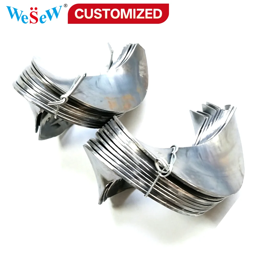 Custom Stainless Steel Carbon Steel Screw Flight Auger Blade Spiral Conveyor Screw Blade for Screw Conveyor Machine