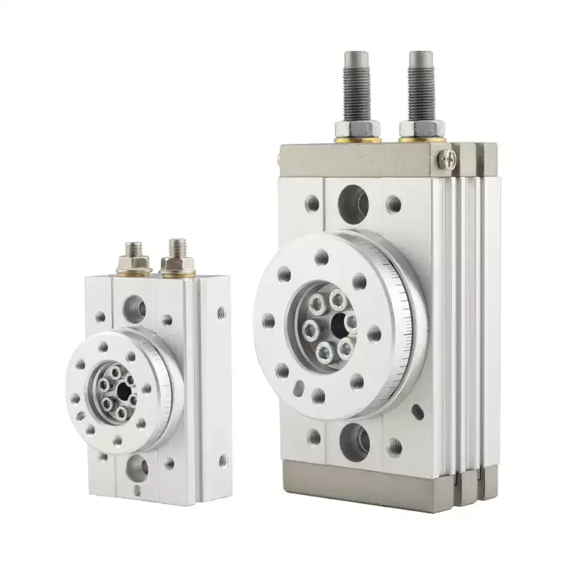 MSQB Pneumatic Rotary Table Rack Pinion Swing Air Cylinder Adjustable Rotating Actuator MSQB10A MSQB20A Industrial Automation