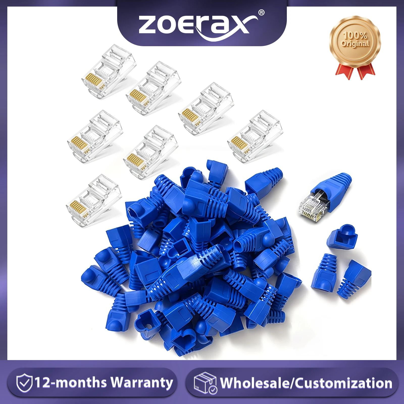 Zoerax 50PCS RJ45 C…