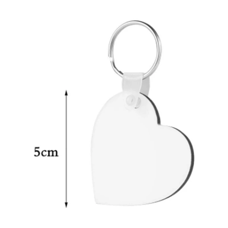 Брелок для ключей с рисунком в виде сердца, 35 шт.