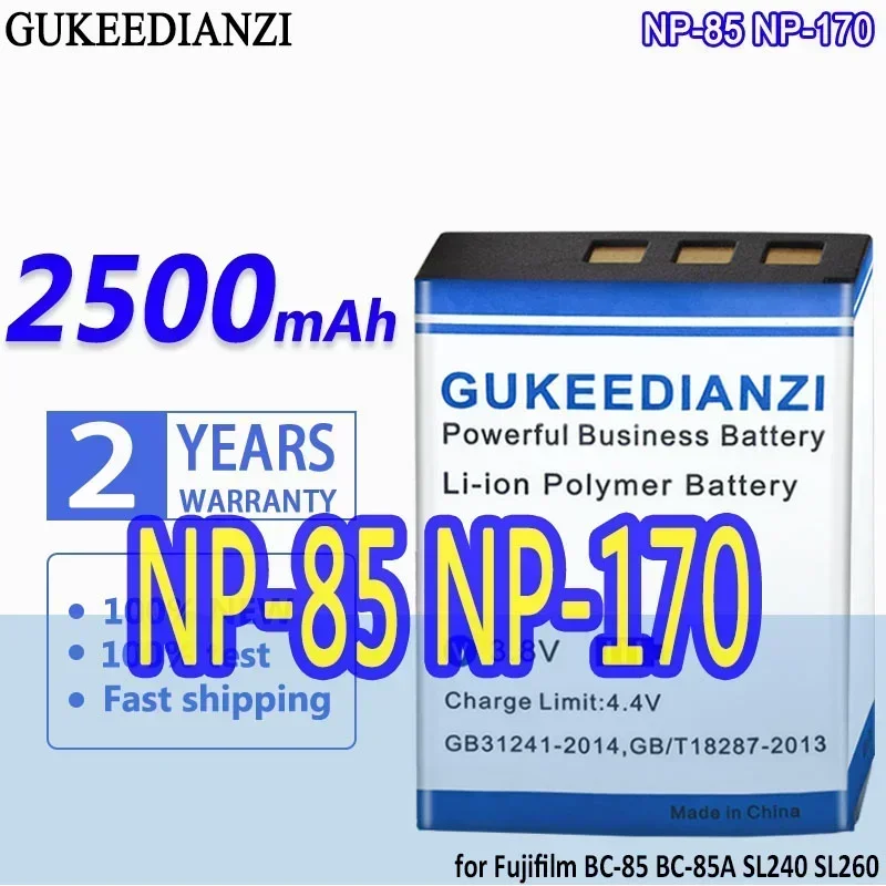 

Rechargeable 2500mAh Mobile Phone Batteries For Fujifilm BC-85 BC-85A FinePix S1 SL240 SL260 SL280 SL300 SL305 SL1000 Battery