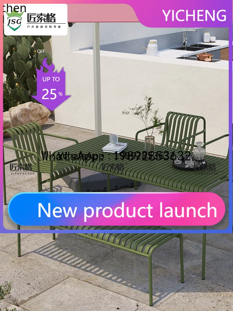 

X8 coffee shop leisure area negotiation table and chair combination outdoor balcony hotel two chairs one table courtyard