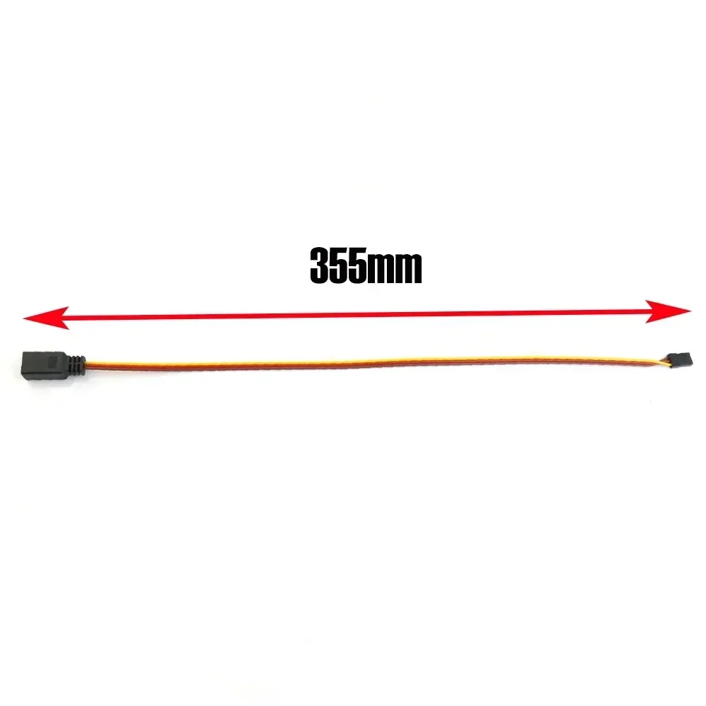 RC Y خط طول 350 مللي متر كابل تحكم عن بعد مروحة مؤازرة موسع سلك ل Futaba JR RC سيارة HSP Trxs TRX4 محوري SCX10 TAMIYA