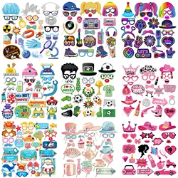 Funny Bride To Be Party Photo Shoot Props Soccer Glow Crazy Kids Birthday DIY Mask Hat Glasses Photography Prop Party Decoration
