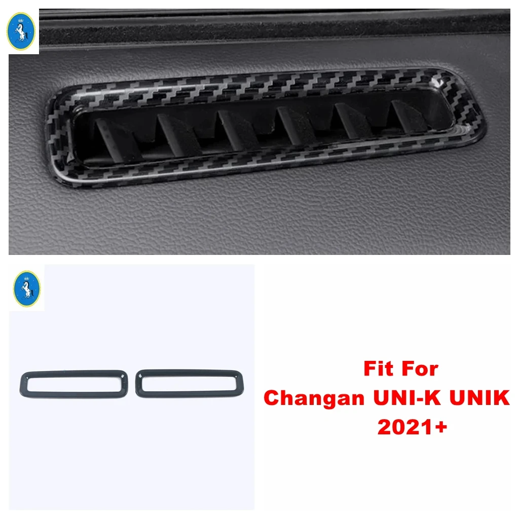 

Auto Accessories Air Conditioning AC Vents Frame Dashboard Air Outlet Decor Cover Trim Kit For Changan UNI-K UNIK 2021 - 2024