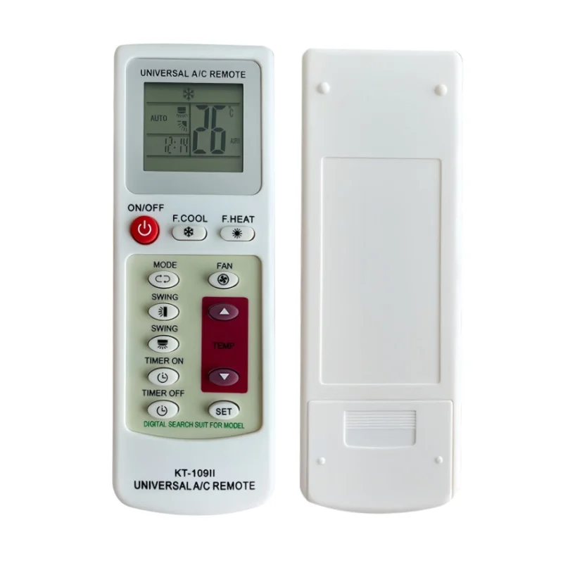 

Universal RC Air Conditioner KT-109II Remote Controller Replacement Remote Control for Home Appliance