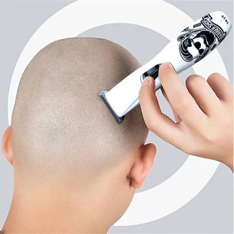 

Electric Bald Head Clipper Zero Gap Cutter Fade Hairline Lettering Style Trimmer For Men Barber Shop Hairdress Haircut Machine