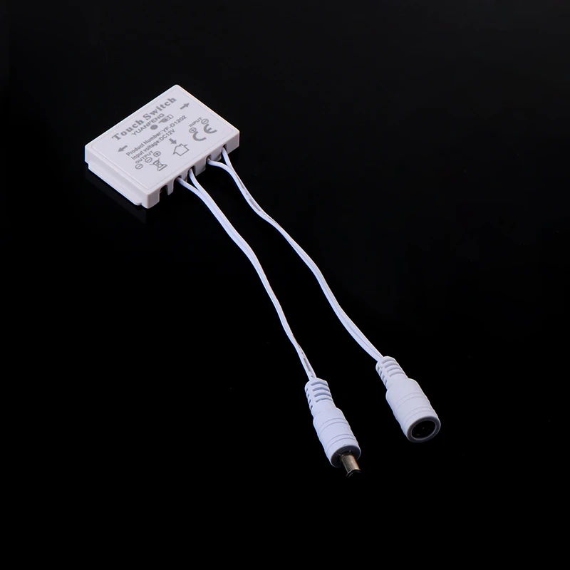 Capacitive Brightness Adjustable Touch Sensor Switch 12V LED Dimmer Switch For Bathroom Mirror Light Backlight Decoration